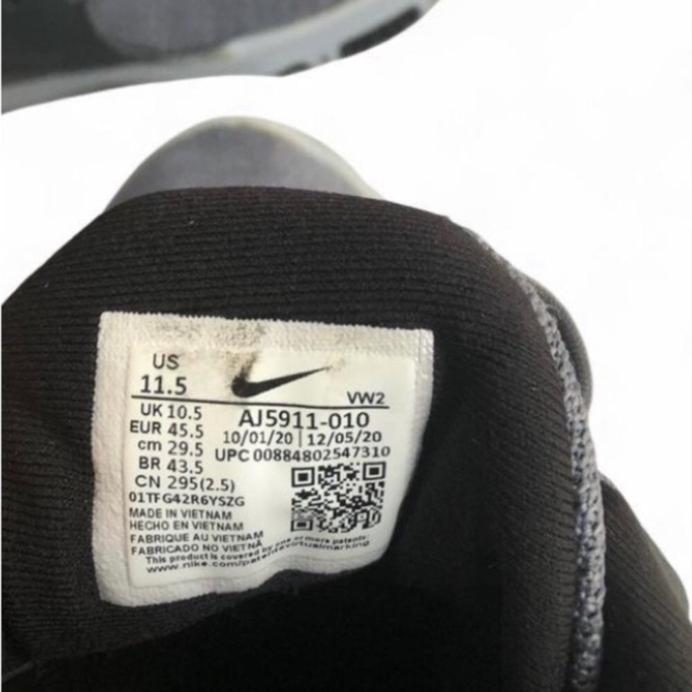 Nike Flex Control TR3 Mens Athletic Cross Training Shoes Size 11.5 Gray  Black. - Picture 8 of 9